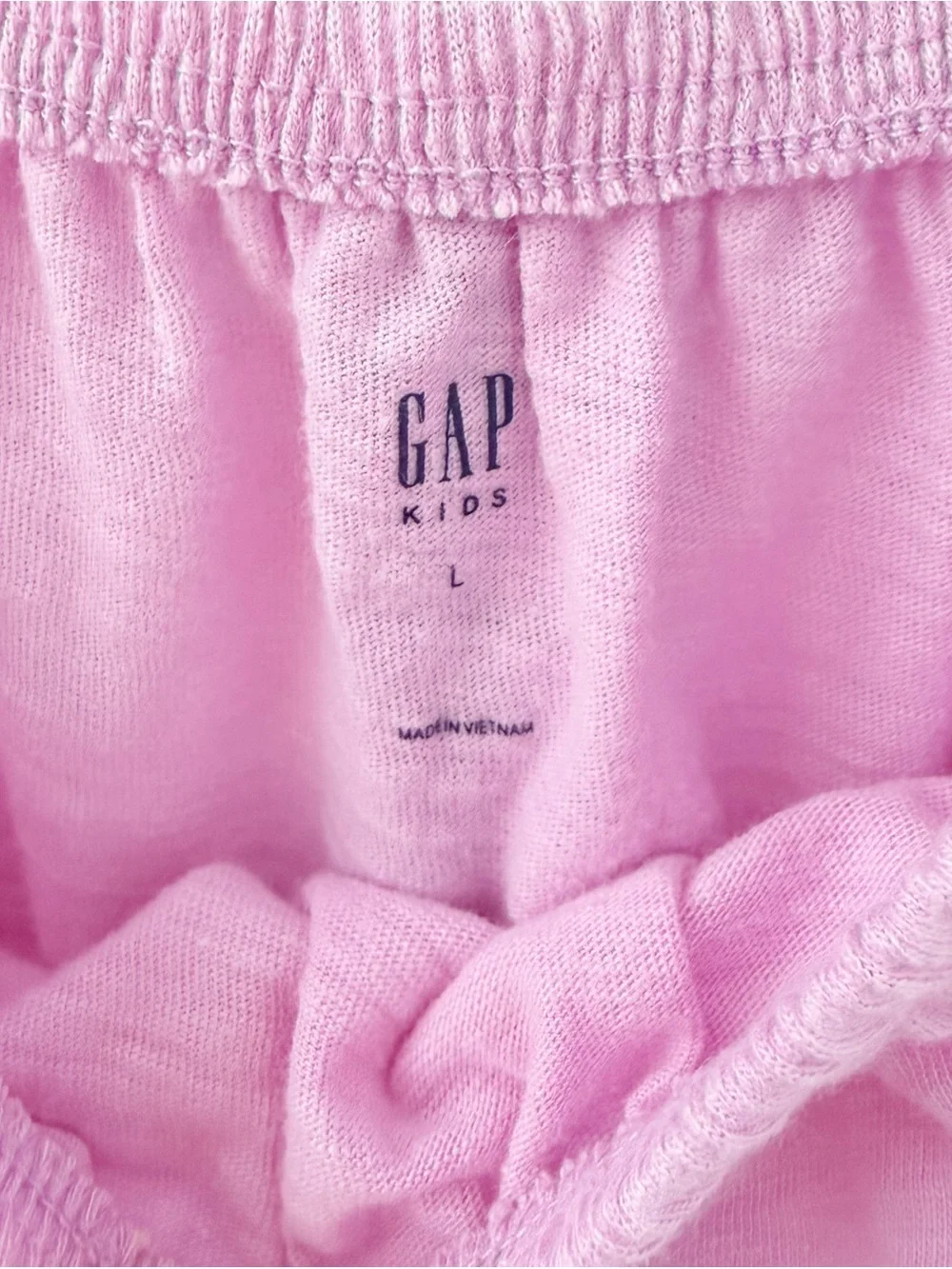 GAP Girls Pink Off-Shoulder Flutter Sleeve Top-Girls L
